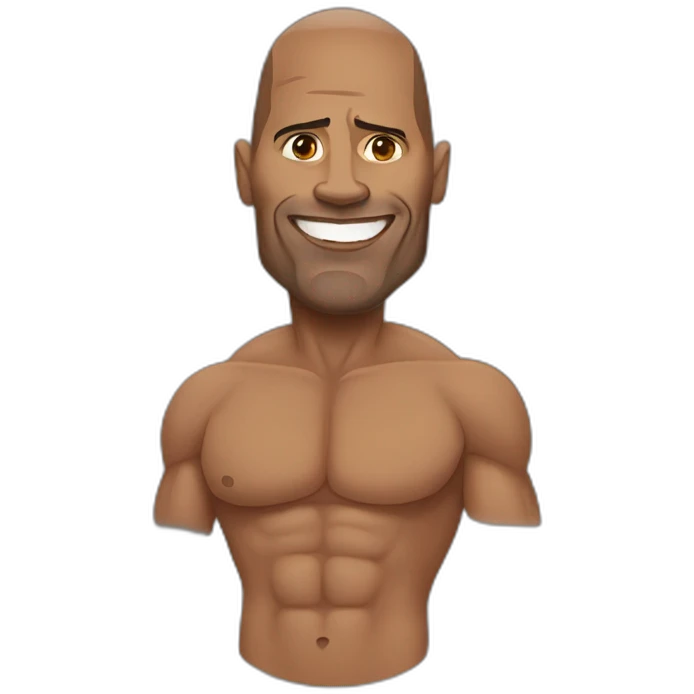 Dwayne Johnson emoji
