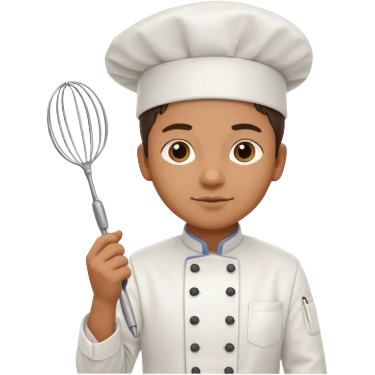 chef solo con uniforme emoji