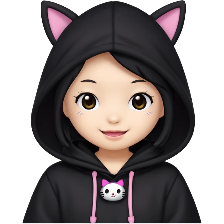 Kuromi from sanrio emoji