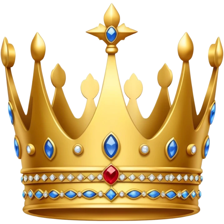 A emoji of the Crown of the King of England, ensure that is as realistic as possible  emoji