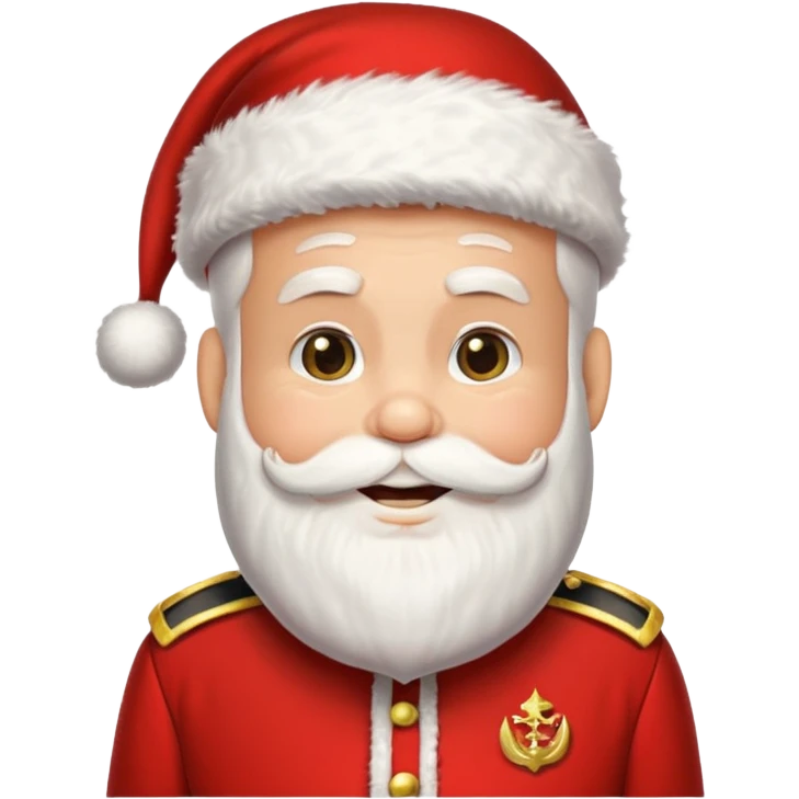 Military santa emoji