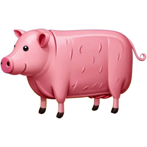 van gogh style pink SPAM  meat flowers landscape emoji