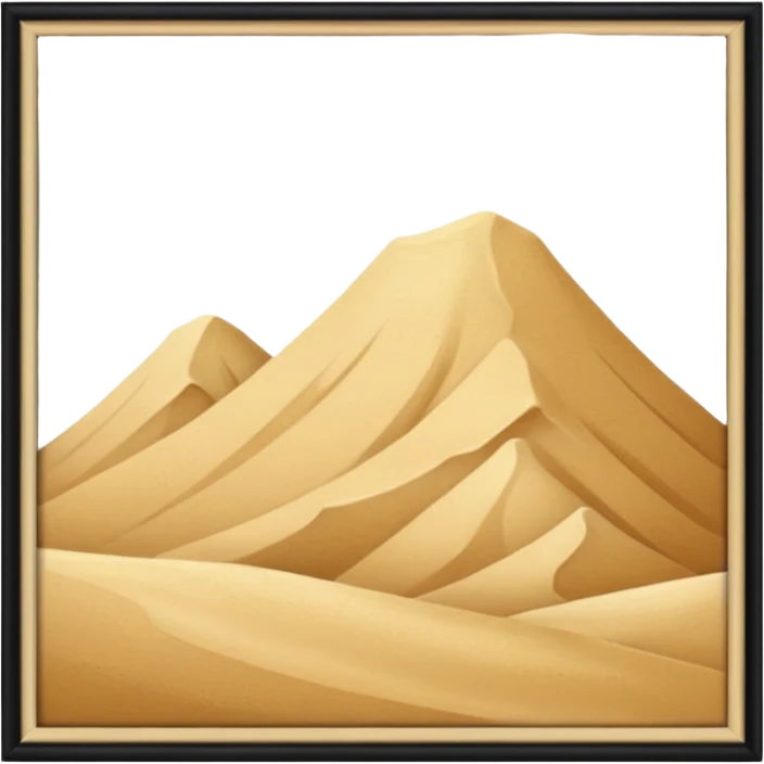 sand mountain emoji