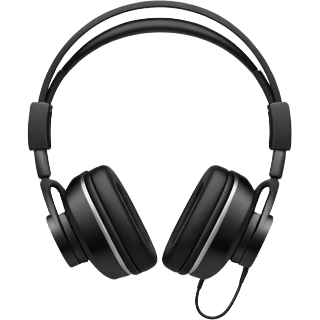 music headphones over ears emoji