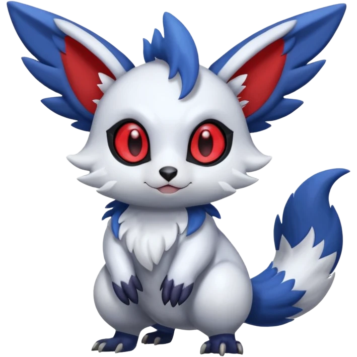 Shiny Furret-Absol-Noibat-Trico-Hybrid (Full body) emoji