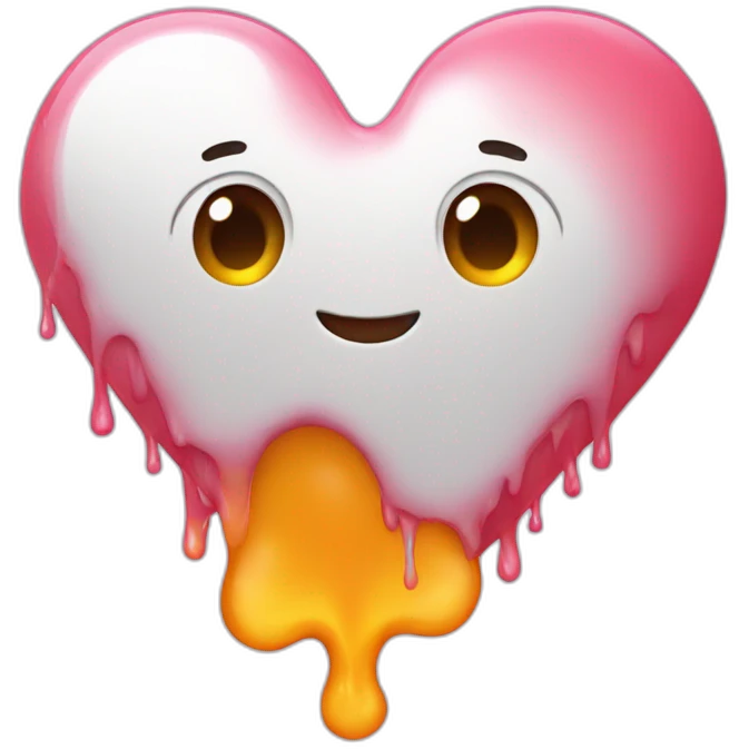 melting heart emoji