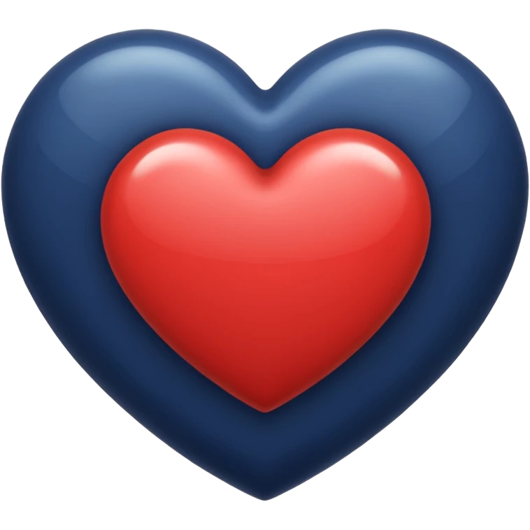 heart navy emoji