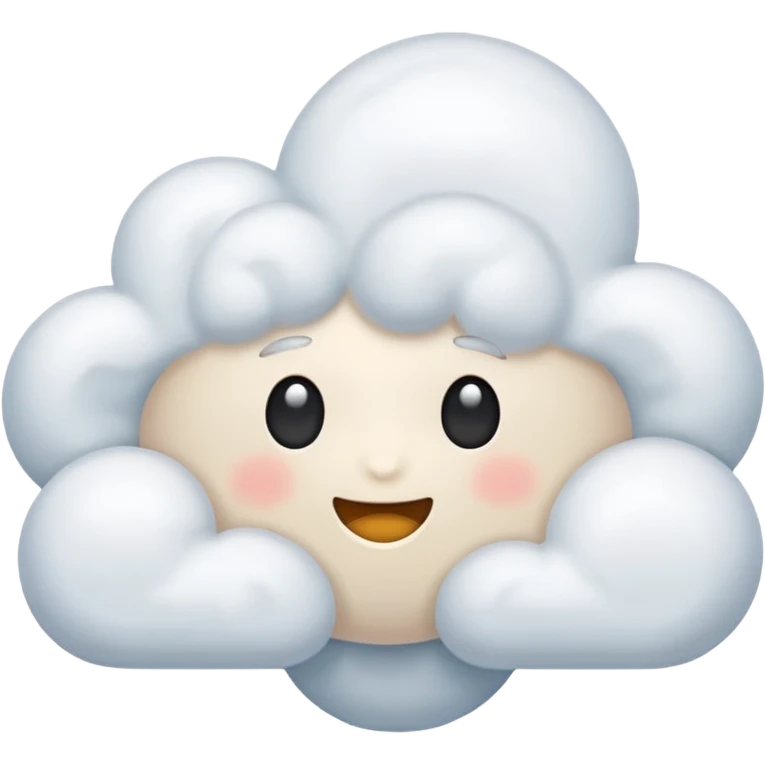 Thinking cloud emoji