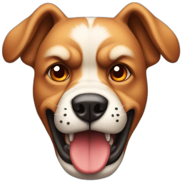 angrydog red face emoji