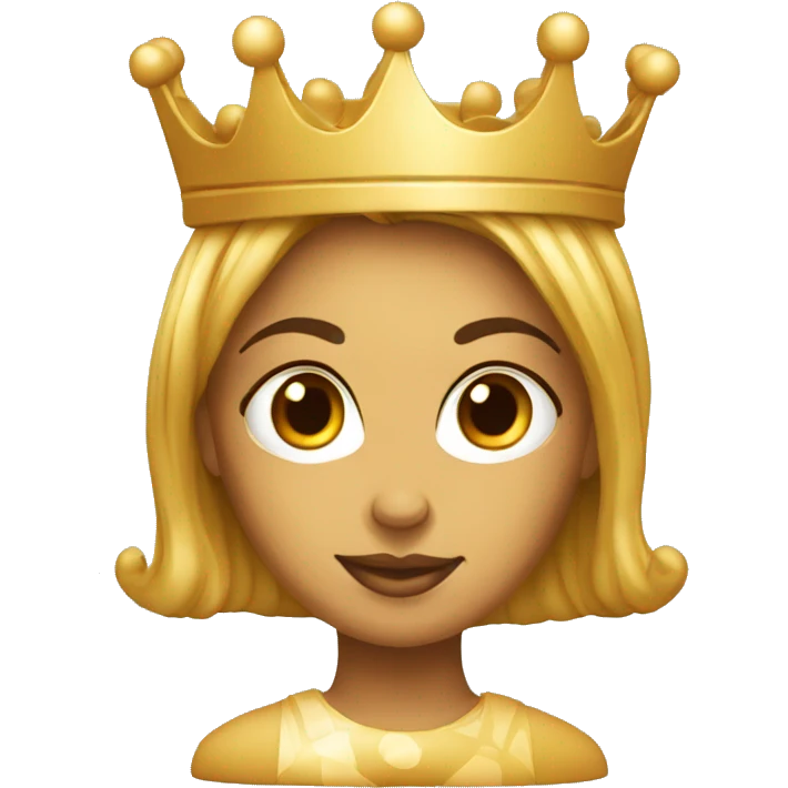 chess piece Queen black emoji