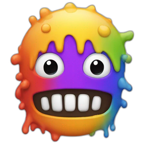 autismo logo monstruo colores emoji