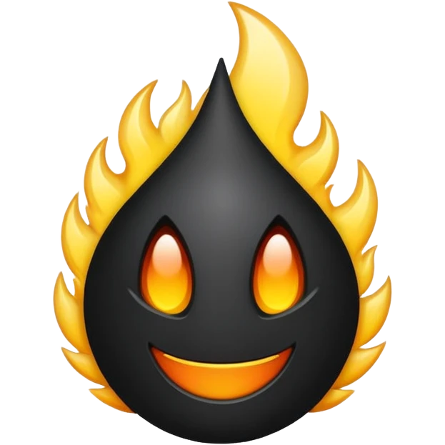 rayo negro emoji