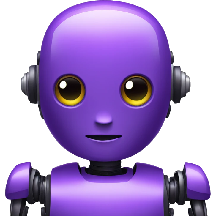 AI ROBOT purple emoji