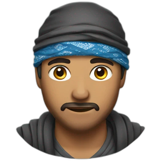 tukish man in bandana emoji
