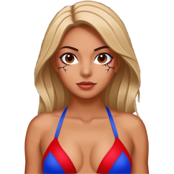  Spider man de bikini feminino  emoji
