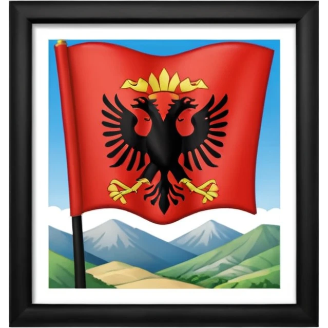 I love Albania emoji