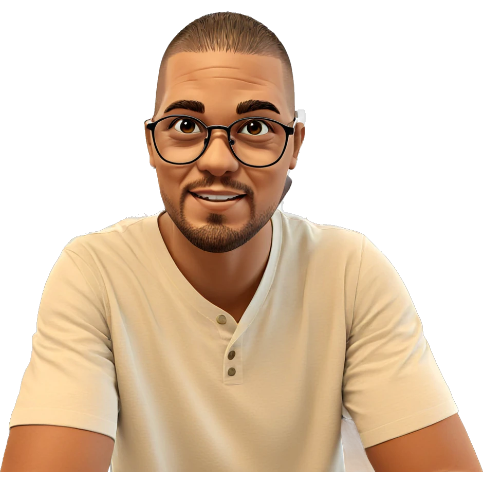 smiling group with glasses indoors emoji