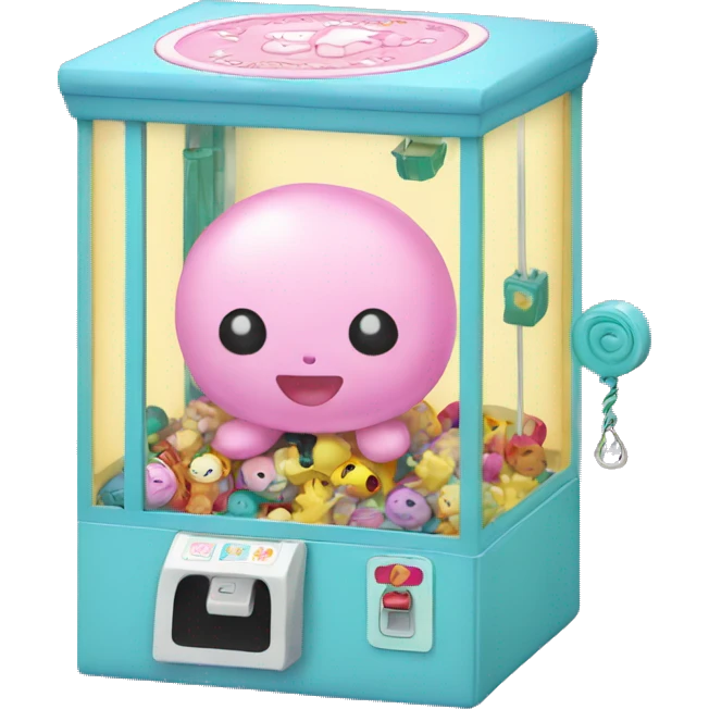 sanrio claw machine  emoji