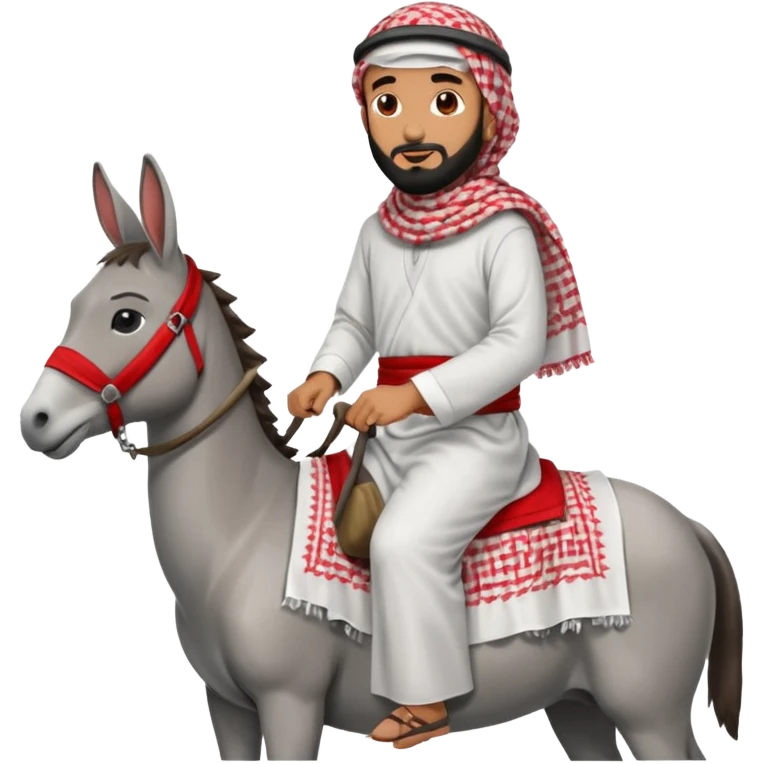 фото араб на осле а за ним сидит охранник emoji