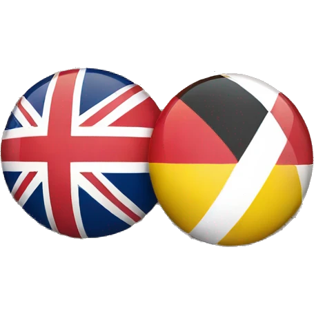 the england and ghana flag merged together emoji