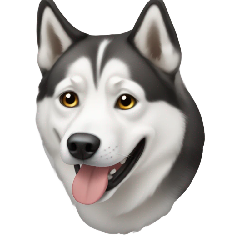 Sled dogs  emoji