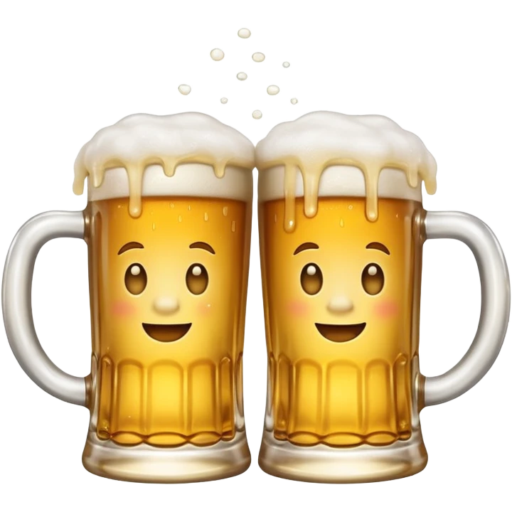 beer mugs cheers emoji