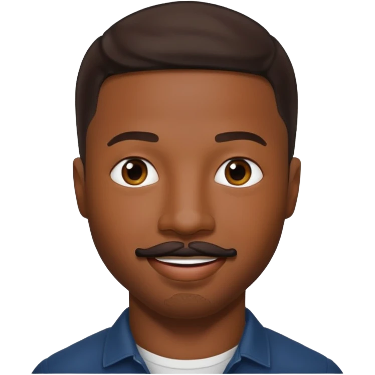 michael b jordan with mustache emoji