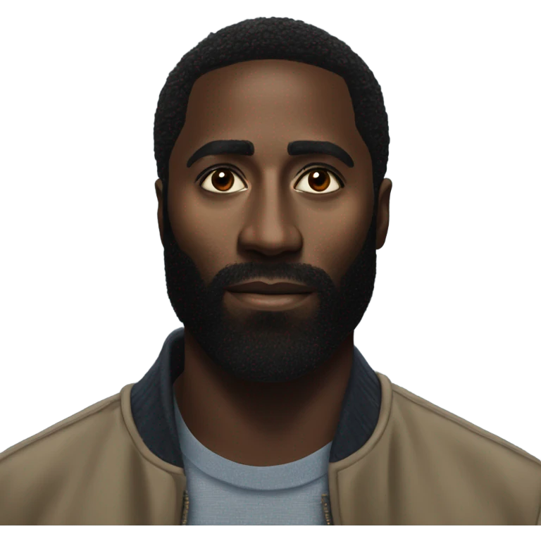 John David Washington realistic portrait emoji