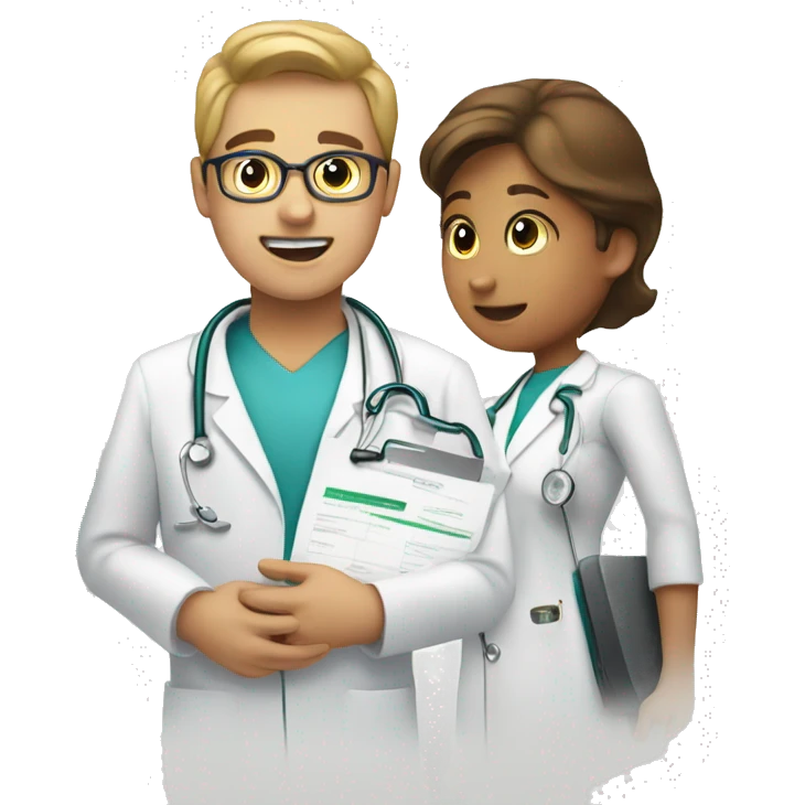 medical check-up emoji