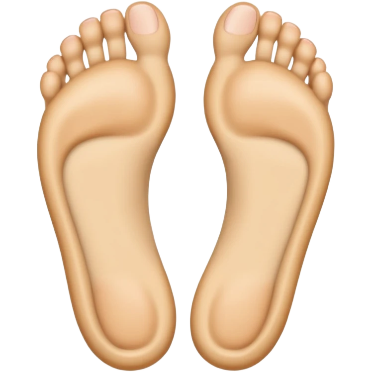 foot sole with arch, emoji style emoji