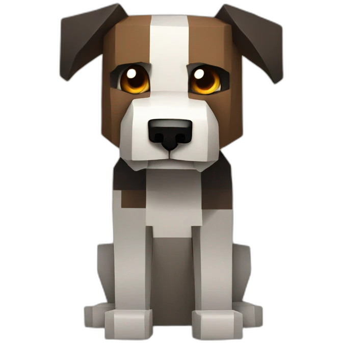 Minecraft dog emoji