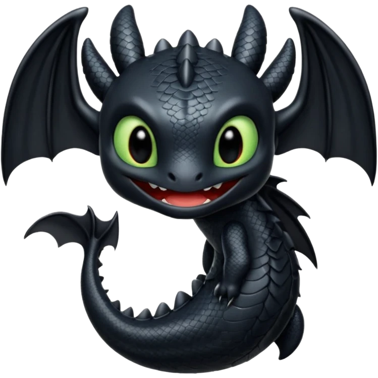 Toothless emoji