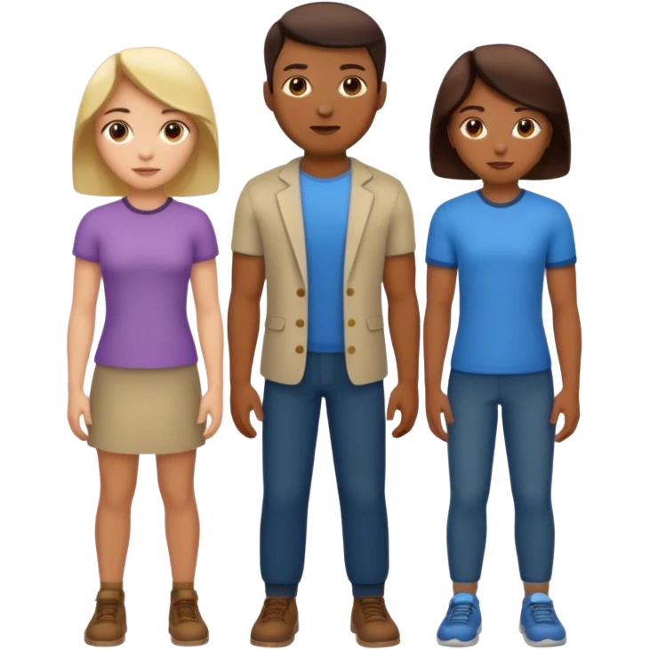 strong team of 3 emoji