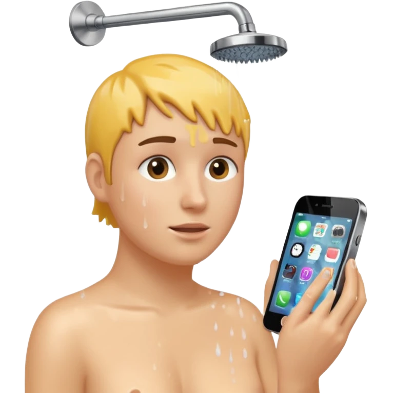 shower iphone emoji