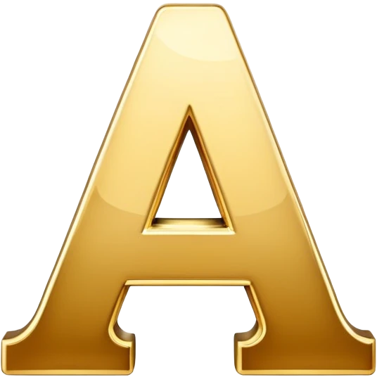 Letter A emoji