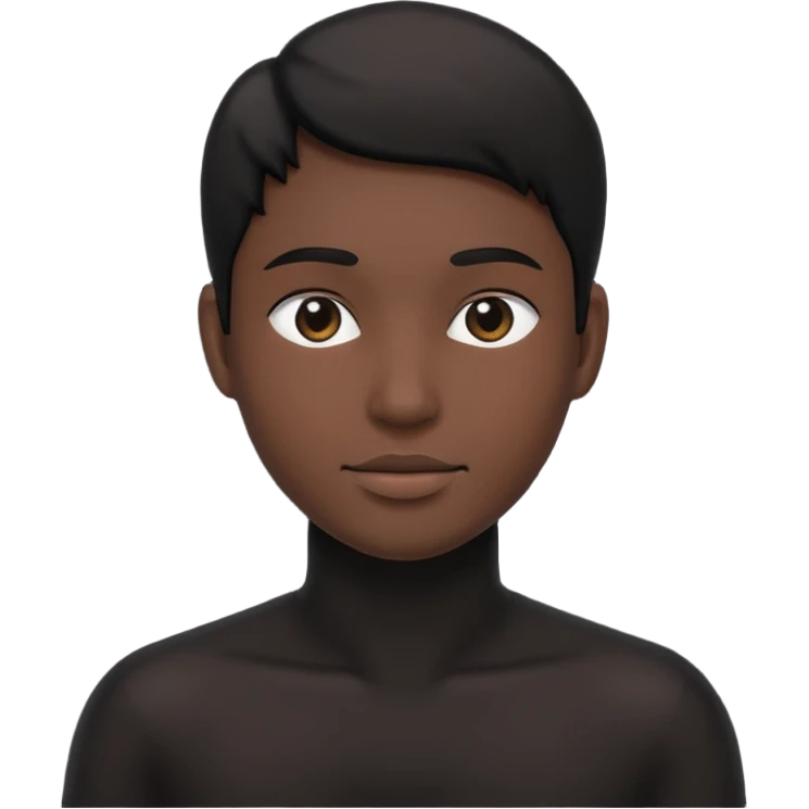 silueta negra persona emoji