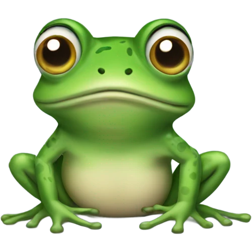 Transgender frog emoji