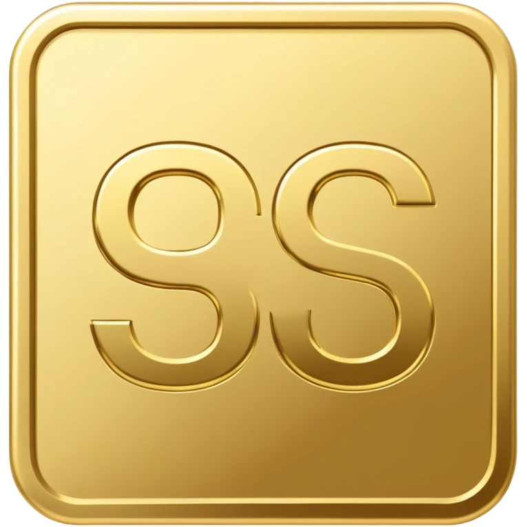 Paid in Full stamp (gold foil style) emoji