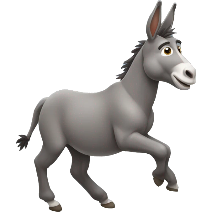 Dancing donkey  emoji