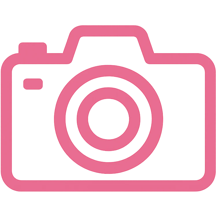 pink camera icon emoji