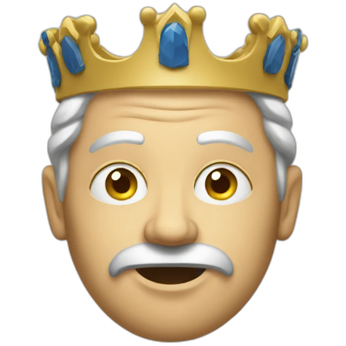 Swedish-king-confused emoji