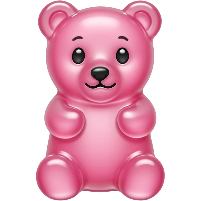 light pink haribo gummy bear emoji