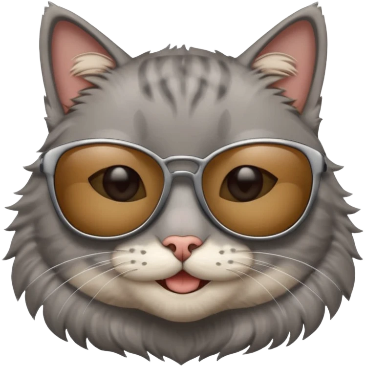 Cat wearing sunglasses emoji