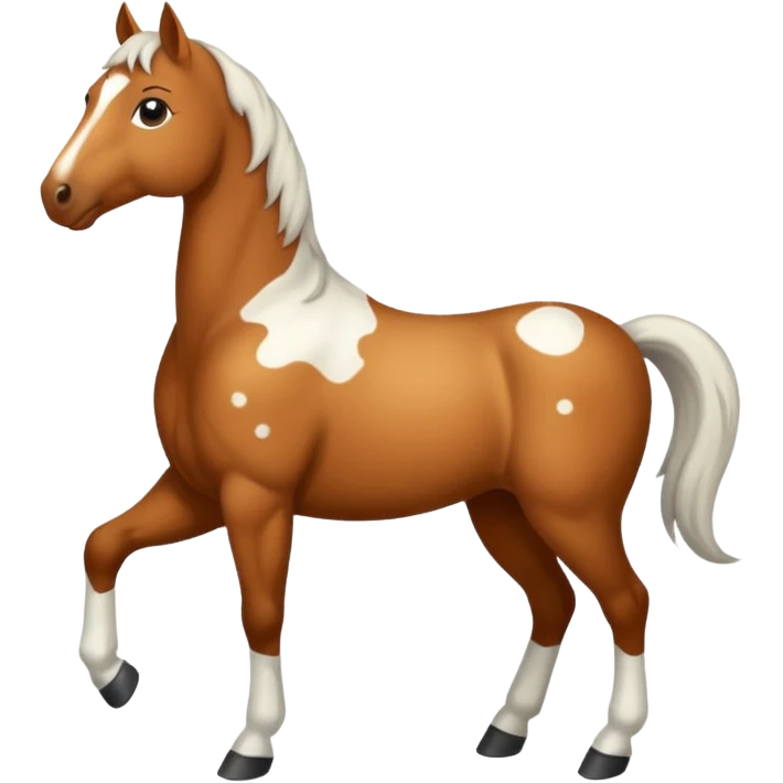 flekatý kůň  emoji