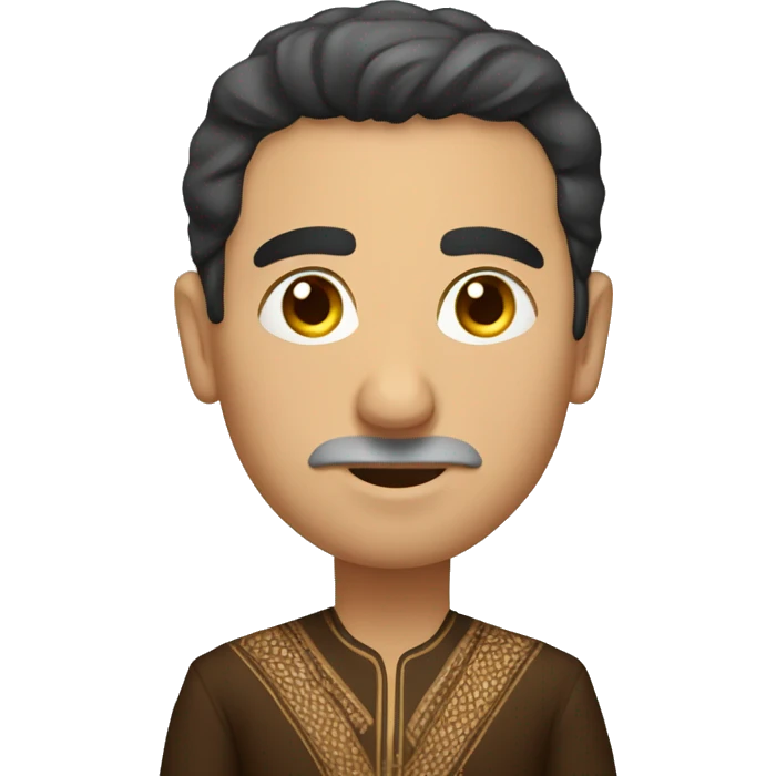 Turkmen man reaslistic emoji