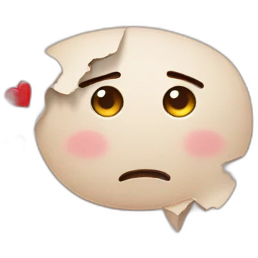Broken heart emoij emoji