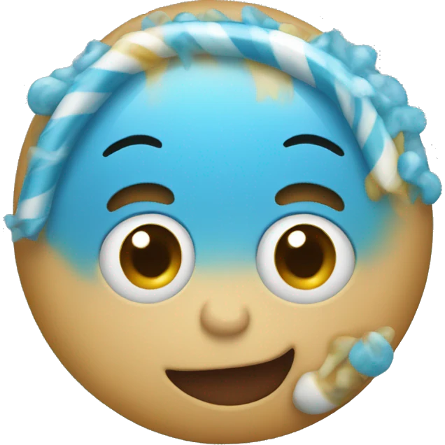 blue candy emoji