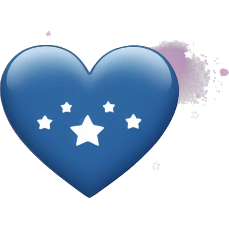 Heart with stars emoji