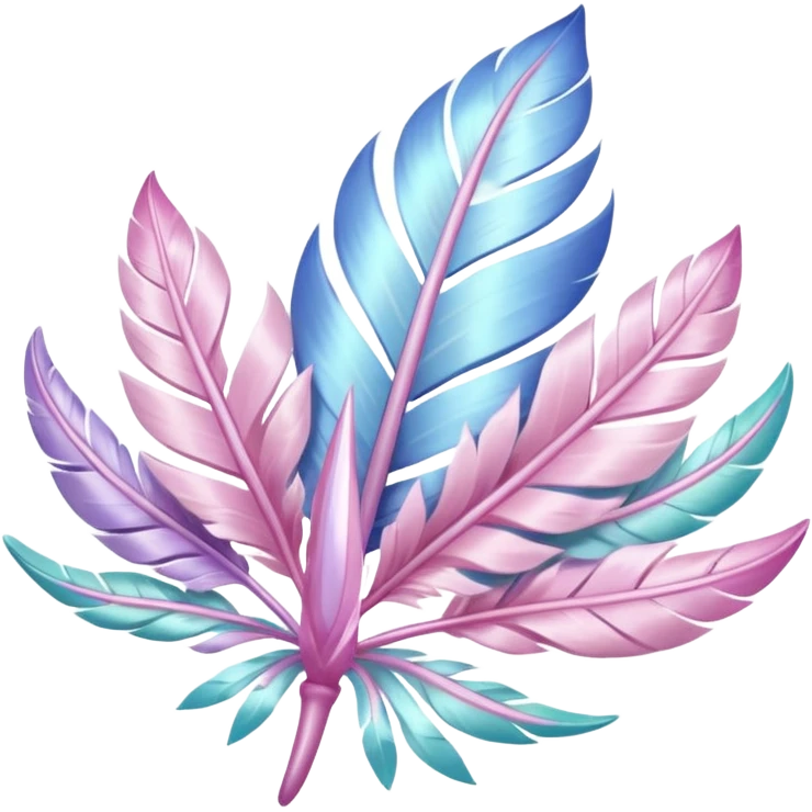 Shiny pastel feathery tropical exotic shimmering silky smooth soft flurry Diancie-Palkia-Amaura-Aurorus-aesthetic-fusion emoji