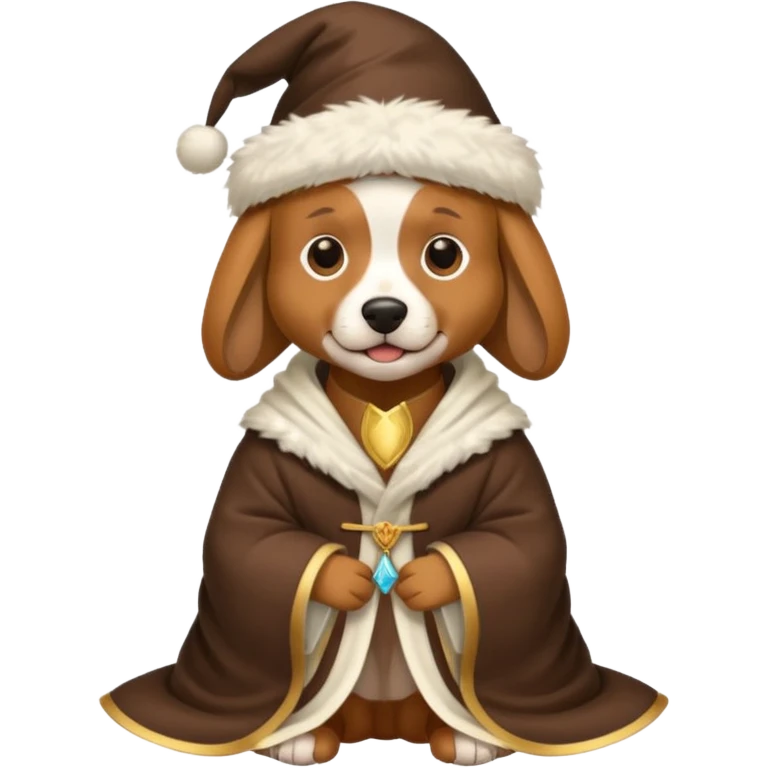 Dog wizard emoji